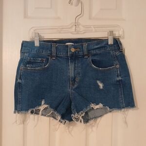 Denim Distressed Women Shorts